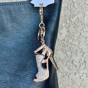 Sparkling High Heel Keychain